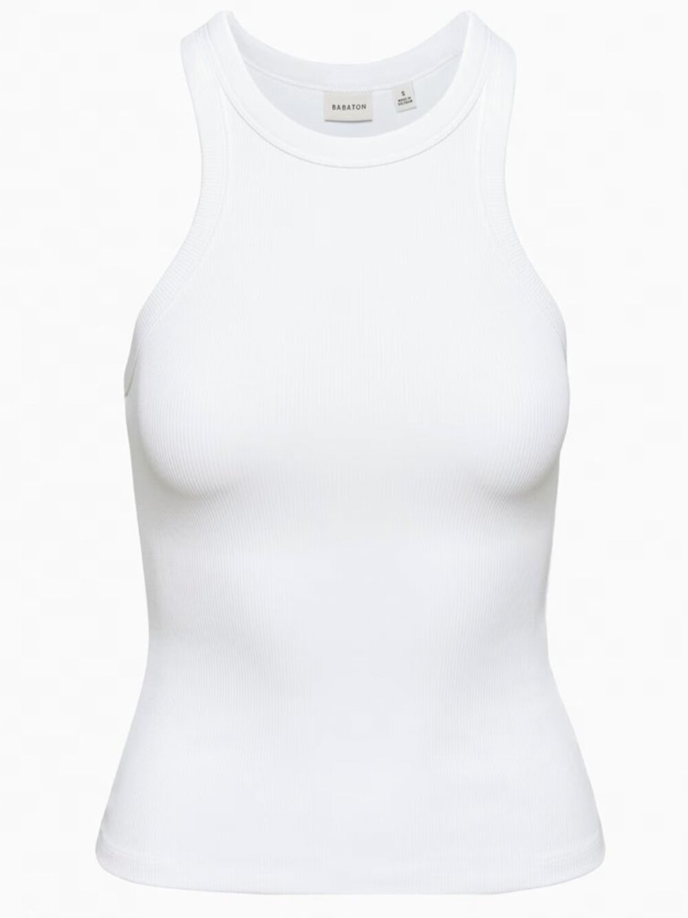 Aritzia Babaton Senna Formarib Tank - White - Size Small